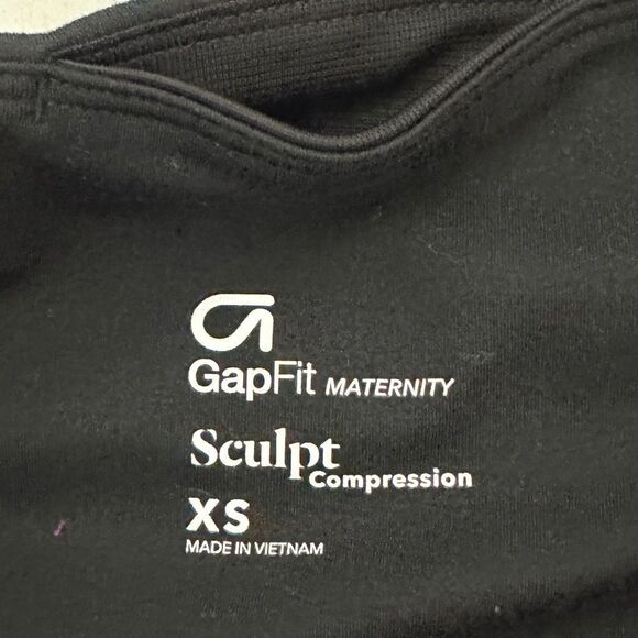 Gap fit, maternity, sculpt compression black leggings size XS ￼ - Picture 6 of 10